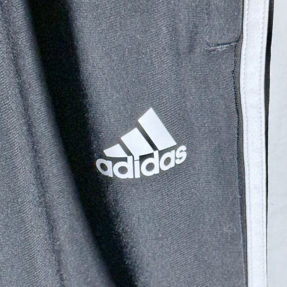 Adidas Men's 3XL Black Primegreen Essentials Warm-Up Open Hem Track Pants - Picture 6 of 9